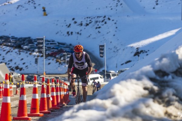 Chris Forne Riding the Coronet Peak Road