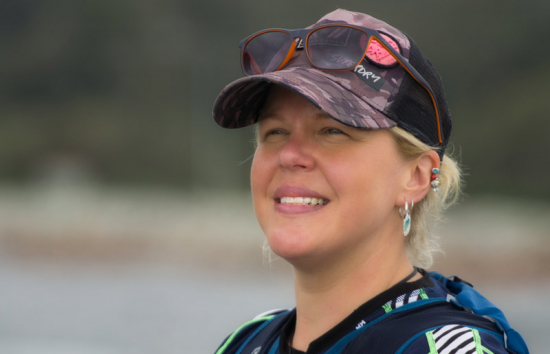 Holly Budge training for the Kathmandu Coast to Coast