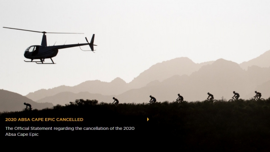 The Absa Cape Epic is cancelled