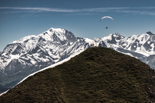 Turnpoint on the Red Bull X-Alps/ zooom / Sebastian Marko