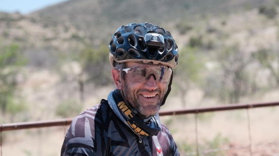 Alex Harris, the new Race Across South Africa record holder