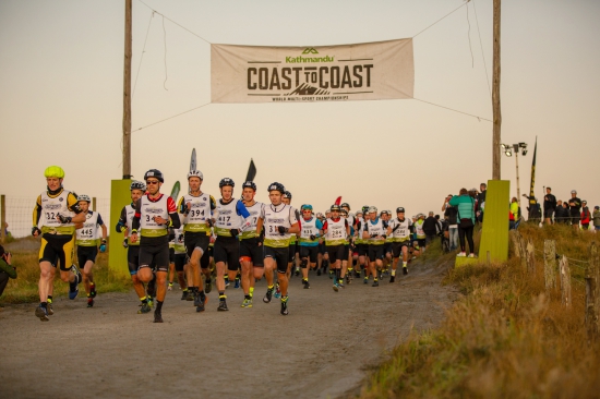 Start line for the Kathmandu Coast to Coast