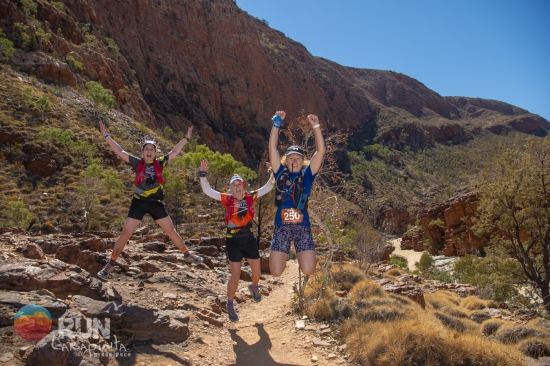 Having a good time on the Run Larapinta Stage Race