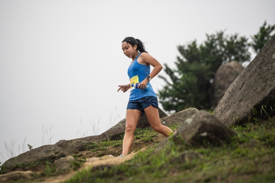 Overall Women Champion and 1st local female runner Wong Mei Yan
