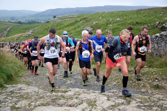 Competing in the Three Peaks race