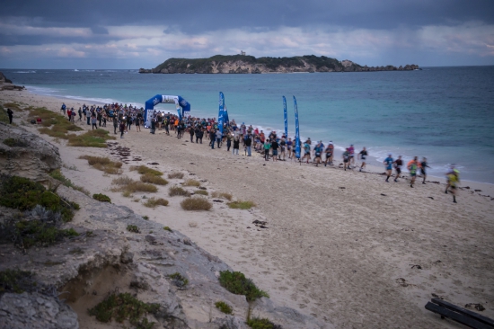 The start of the Margret River Ultra Marathon