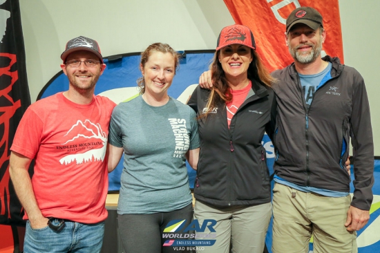 USARA Board members Brent Freedland and Kate White, ARWS CEO Heidi Muller and USARA Executive Director Michael Garrison.