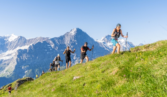 At the Eiger Ultra Trail