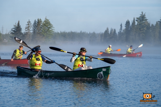 Canoe stage at Raid Temiscamingue