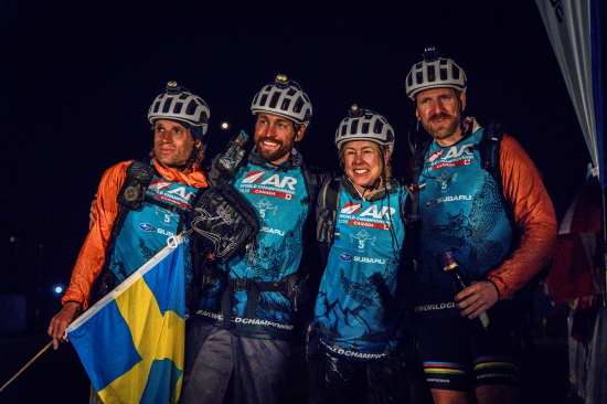 The victorious Swedish Armed Forces Adventure Team