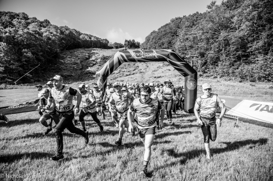 Setting off on the Endless Mountains Adventure Race