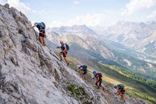 Mountain biking at Sud Raid in the Haute-Alpes
