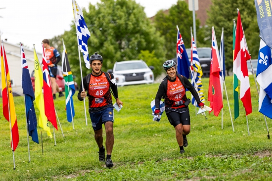 Finishing the first Junior Adventure Racing World Championship