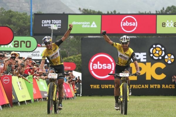 Nino Schurter and Lars Forster Nino Schurter and Lars Forster