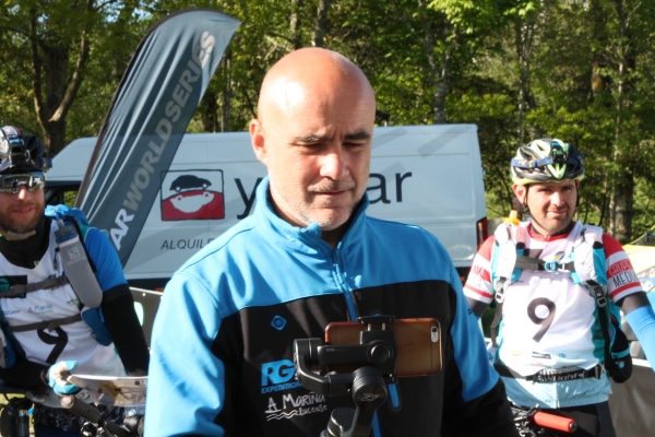 Pablo Lopez at the start of the race