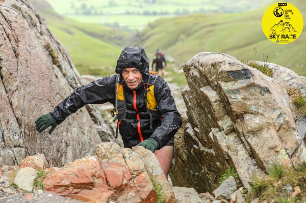 Wet conditions at the Scafell Sky Race Wet conditions at the Scafell Sky Race