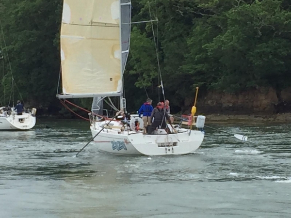 Peak Performers rowing in the Menai Strait