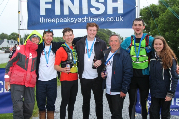 The victorious DDMT Team on the finish line