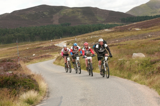 Cycling on the last ITERA in Scotland