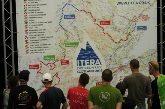 A big map for a big course