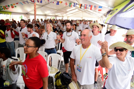 Togetherness at the race briefing