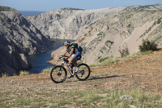 Riding on day 2 of Adventure Race Croatia