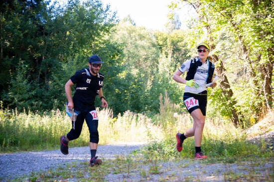 Marie Krysander and Estoban Gomez at the PARS Turbo 2020 race