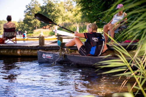 Kayaking at the PARS Turbo 2020 race in Sweden