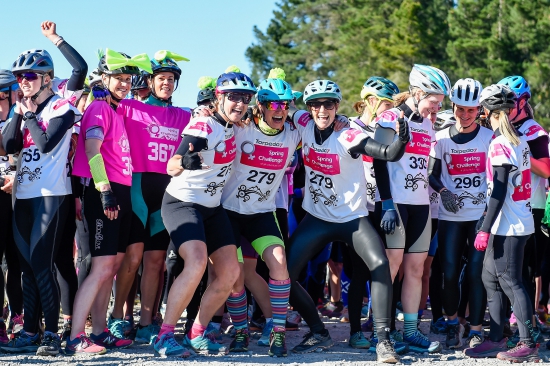 Ready to race at the Spring Challenge Women's Adventure Race