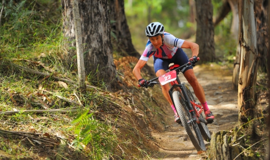 Renata Bucher in the Otway Odyssey mountain bike race