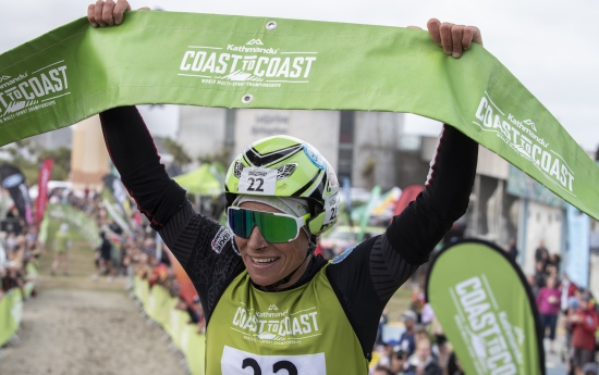 Simone Maier wins the Kathmandu Coast to Coast race