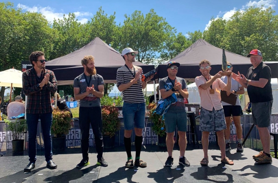 The mens 100 mile winners at the 2021 Tarawera Ultramarthon