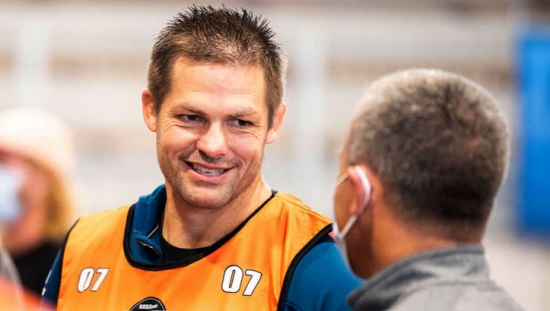 Richie MCaw at GODZone Registration