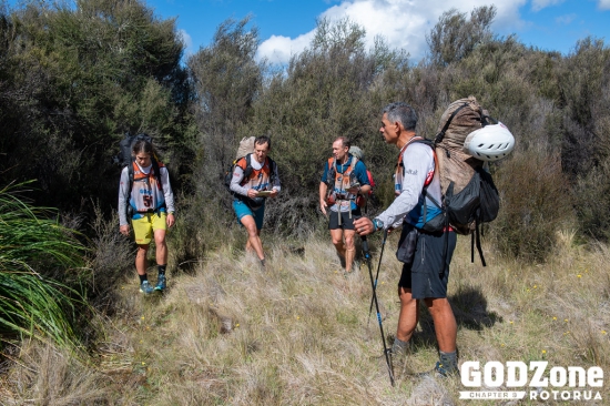 Team Avaya on their way to winning GODZone Chapter 9