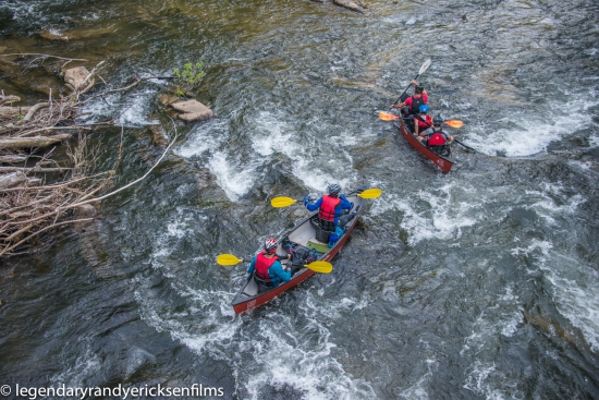 Paddling at the Blue Ridge AR