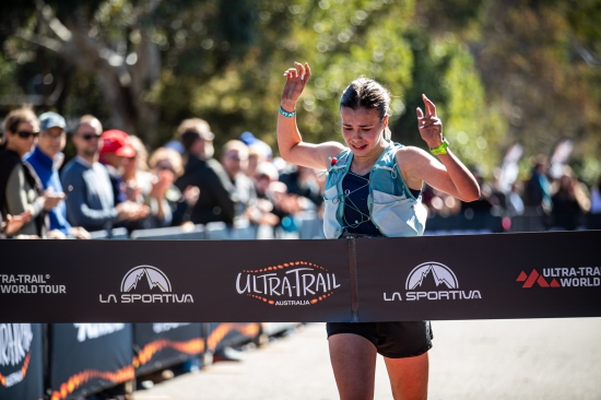 Sophie Butler claiming victory in the UTA11