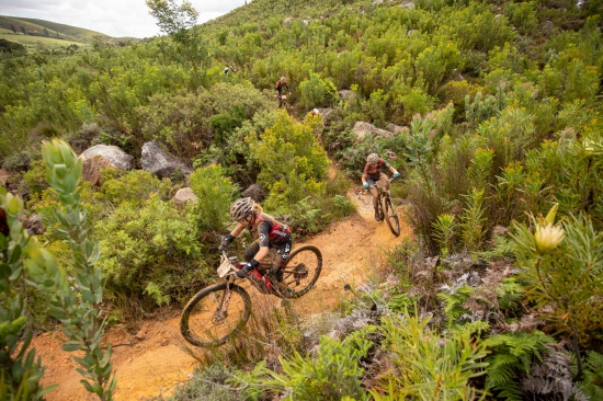 Sina Frei _ Laura Stigger of NinetyOne-songo-Specialized lead Mariske Strauss _ Candice Lill of Faces CST Sina Frei _ Laura Stigger of NinetyOne-songo-Specialized lead Mariske Strauss _ Candice Lill of Faces CST