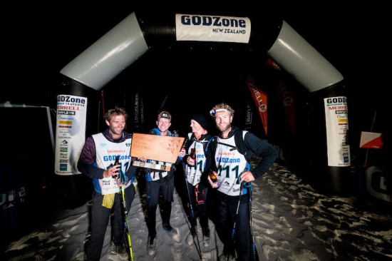 Team Ocula on the finish line Team Ocula on the finish line