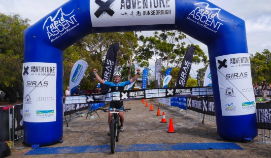 Ben Allen winning the X-Adventure Dunsborough Ben Allen winning the X-Adventure Dunsborough