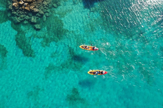 Ocean paddling at Adventure Race Croatia