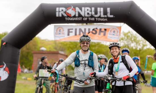 Team Ope on the finish line at the Rib Mountain Adventure Challenge