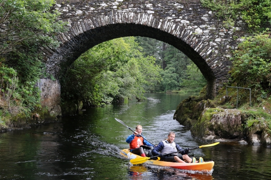 Paddling on the Shiel River during ITERA