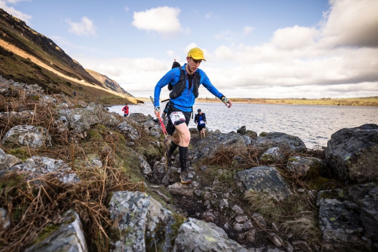 James Nobles leads the field through Ennerdale James Nobles leads the field through Ennerdale