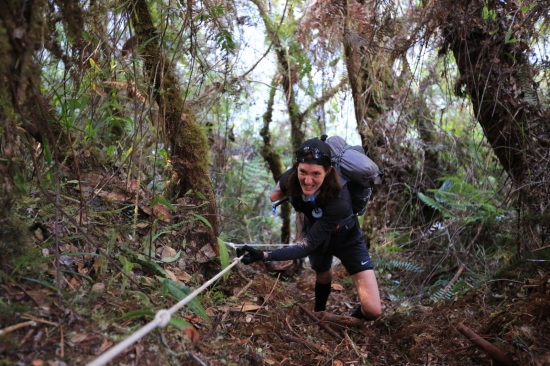 Amputee racer Gabriella Mathisen during the Jungle Ultra
