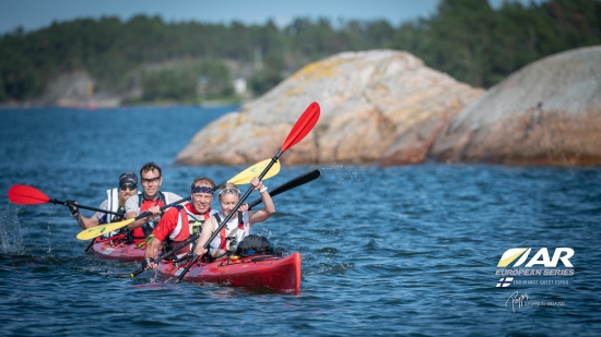Paddle stage in the Espoo Archipelago at Endurance Quest