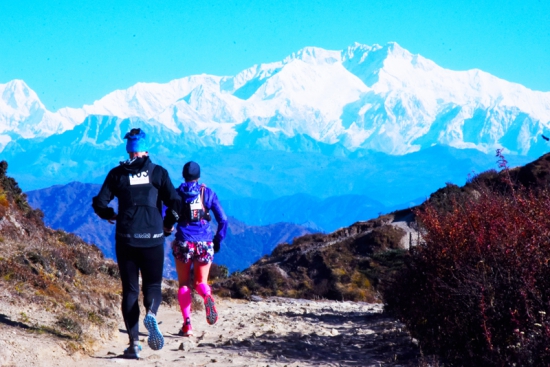Running in the Himalaya