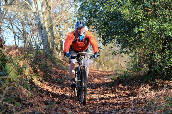 Kev Stephens on the mountain bike stage Kev Stephens on the mountain bike stage